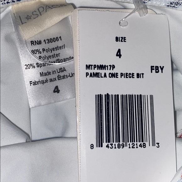 L*Space Pamela One-Piece Swimsuit Sz 4 - Picture 14 of 14
